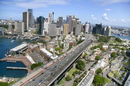 Aerial Image of THE ROCKS SYDNEY