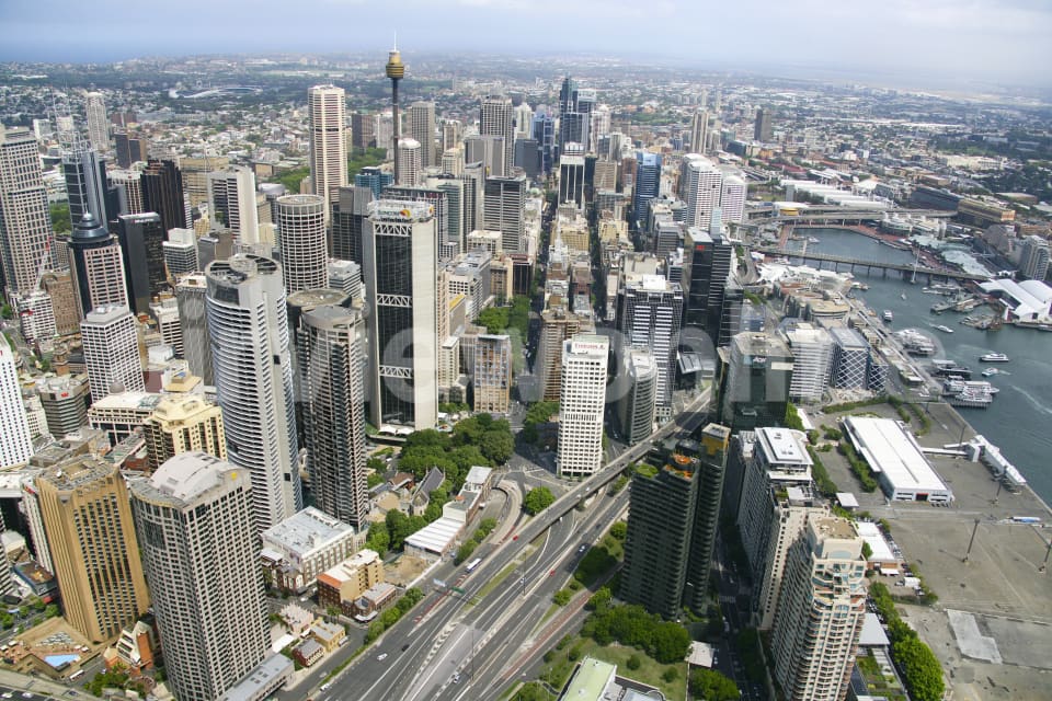 Aerial Image of Sydney CBD West