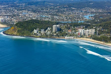 Aerial Image of BURLEIGH HEADS