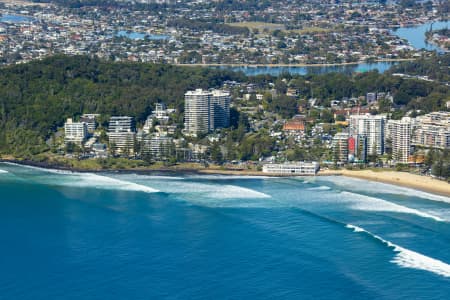 Aerial Image of BURLEIGH HEADS