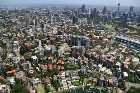 Aerial Image of ELIZABETH BAY, NSW