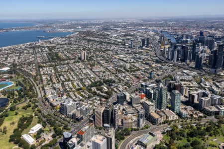 Aerial Image of SOUTH MELBOURNE