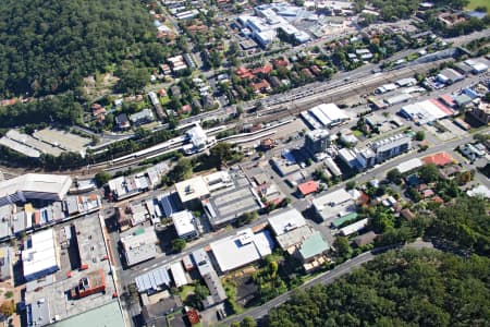Aerial Image of GOSFORD RAILWAY STATION