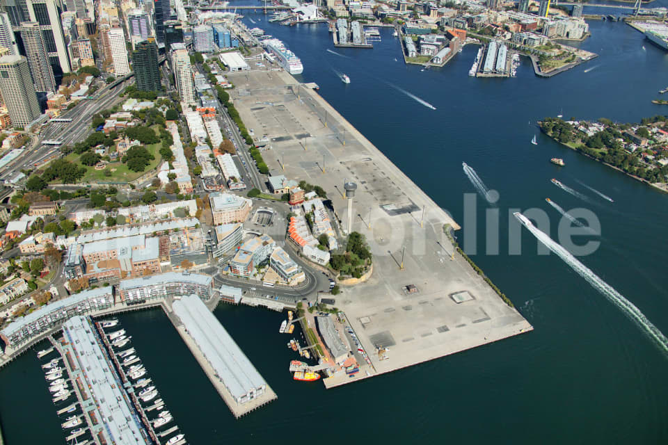 Aerial Image of Walsh Bay and Darling Harbour