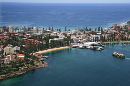 Aerial Image of MANLY WHARF