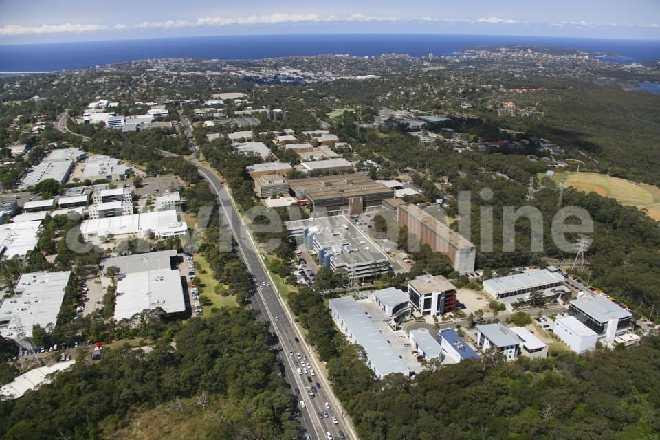 Aerial Image of Frenchs Forest Industrial Area