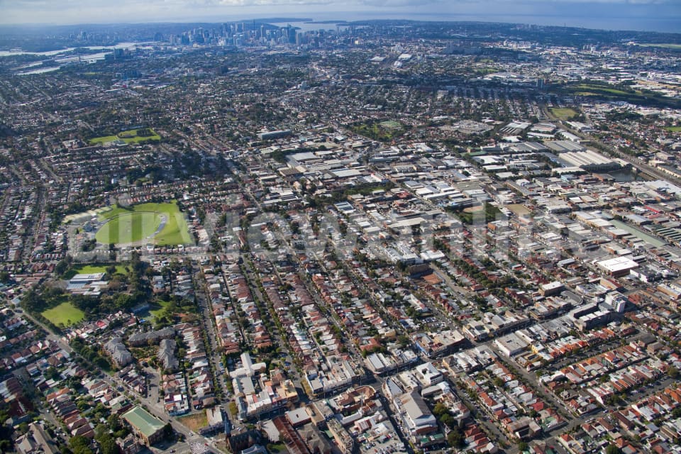 Aerial Image of Marrickville to Sydney