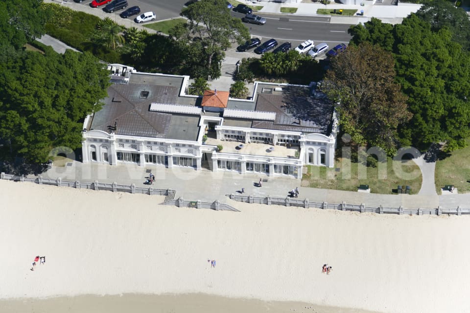 Aerial Image of The Bathers Pavillion, Balmoral Beach