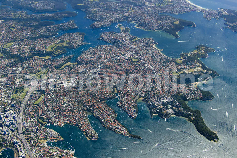 Aerial Image of Mosman High Altitude