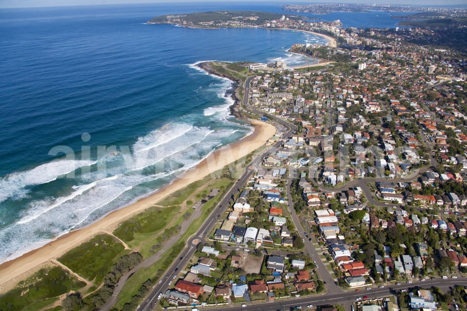 Aerial Image of Curl Curl to Manly