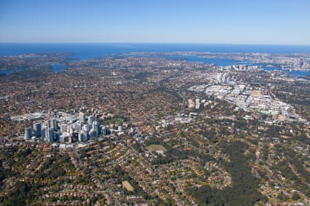 Aerial Image of CHATWSOOD WEST TO NORTH SYDNEY