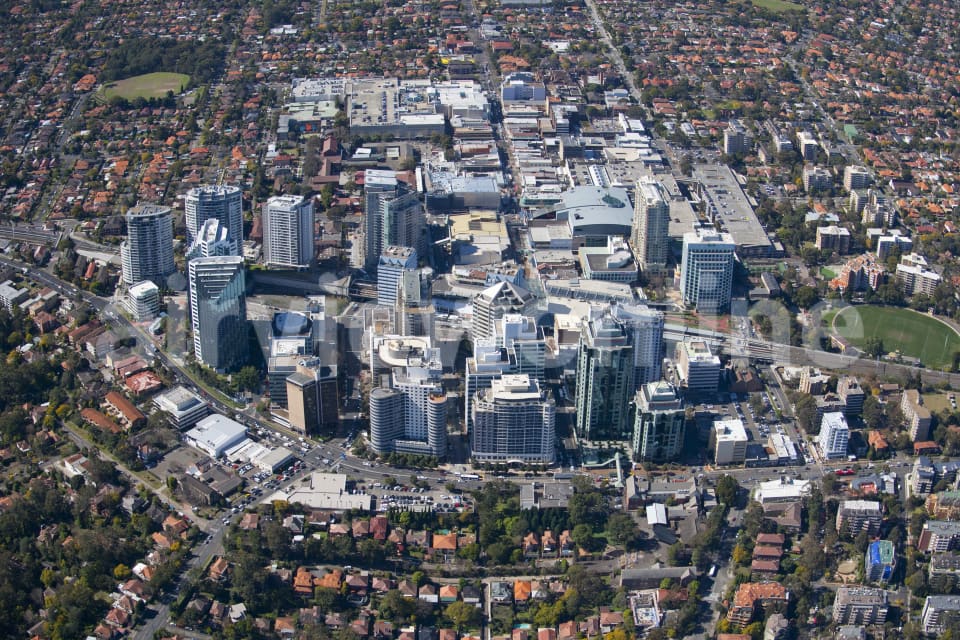Aerial Image of Chatswood City Centre