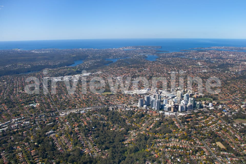 Aerial Image of Chatswood West to Manly