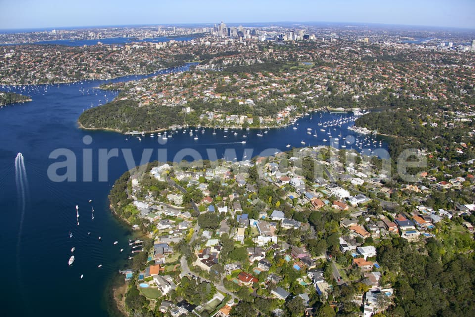 Aerial Image of Castlecrag and Middle Harbour