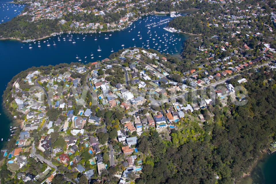 Aerial Image of Castlecrag and Sailors Bay