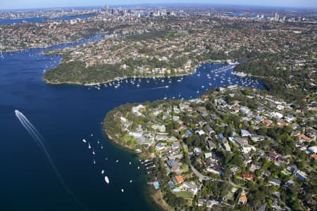 Aerial Image of CASTLECRAG TO SYDNEY CBD