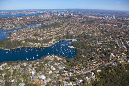 Aerial Image of CASTLECRAG TO SYDNEY