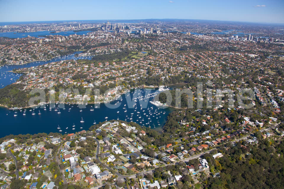 Aerial Image of Castlecrag to Sydney