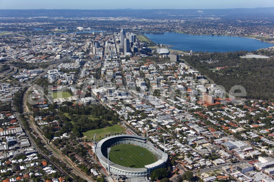 Aerial Image of Subiaco to Perth