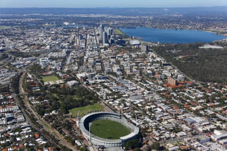 Aerial Image of SUBIACO TO PERTH