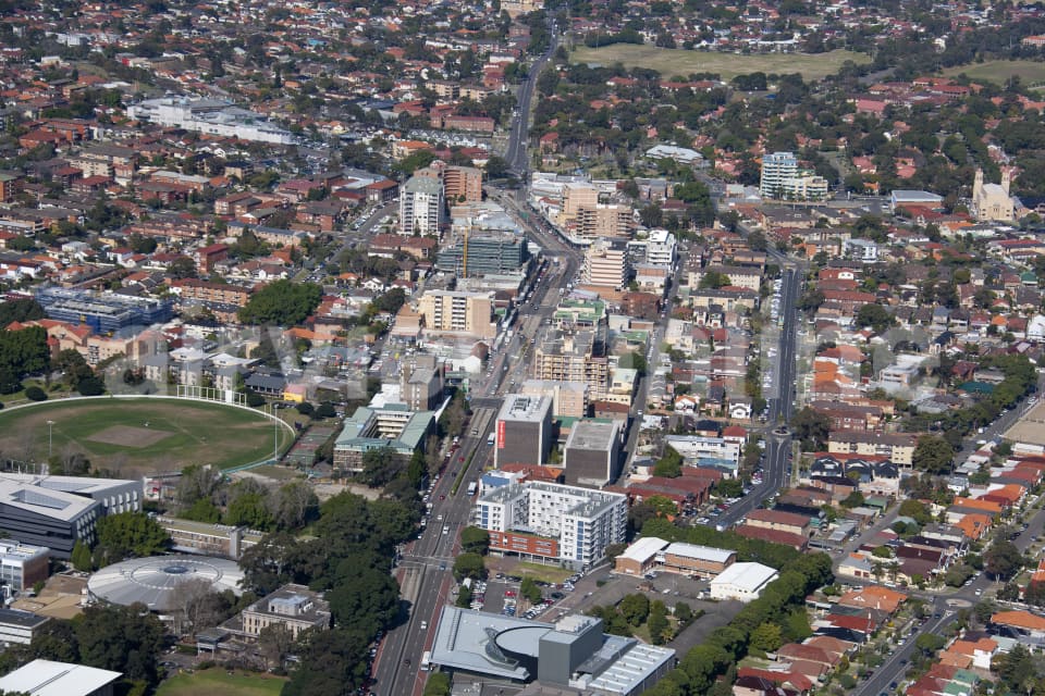 Aerial Image of ANZAC Parade, Kensington