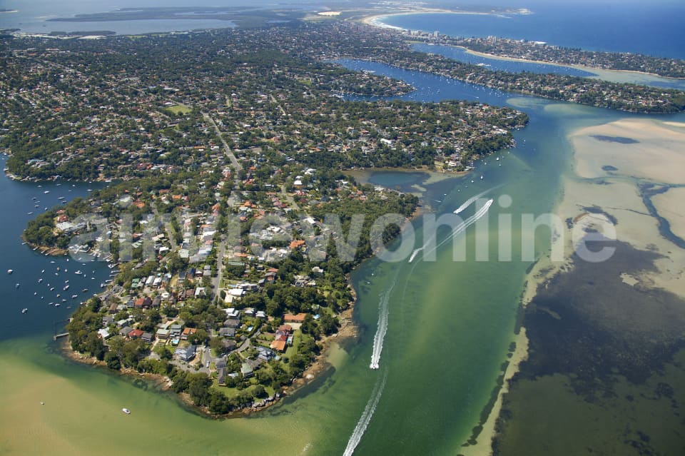 Aerial Image of Lilli Pilli to Cronulla