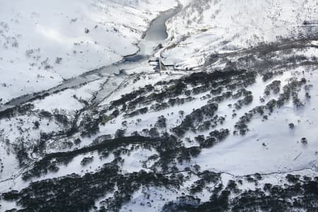 Aerial Image of GUTHEGA, KOSCIUSZKO NATIONAL PARK