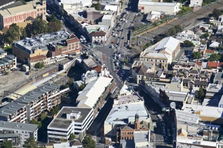 Aerial Image of ENMORE ROAD & KING STREET INTERSECTION, NEWTOWN