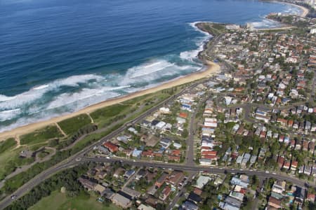 Aerial Image of CURL CURL BEACH