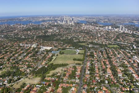 Aerial Image of NORTHBRIDGE AND WILLOUGHBY TO SYDNEY