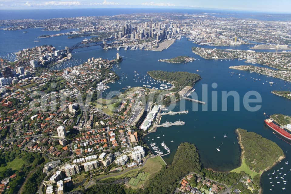 Aerial Image of Waverton NSW