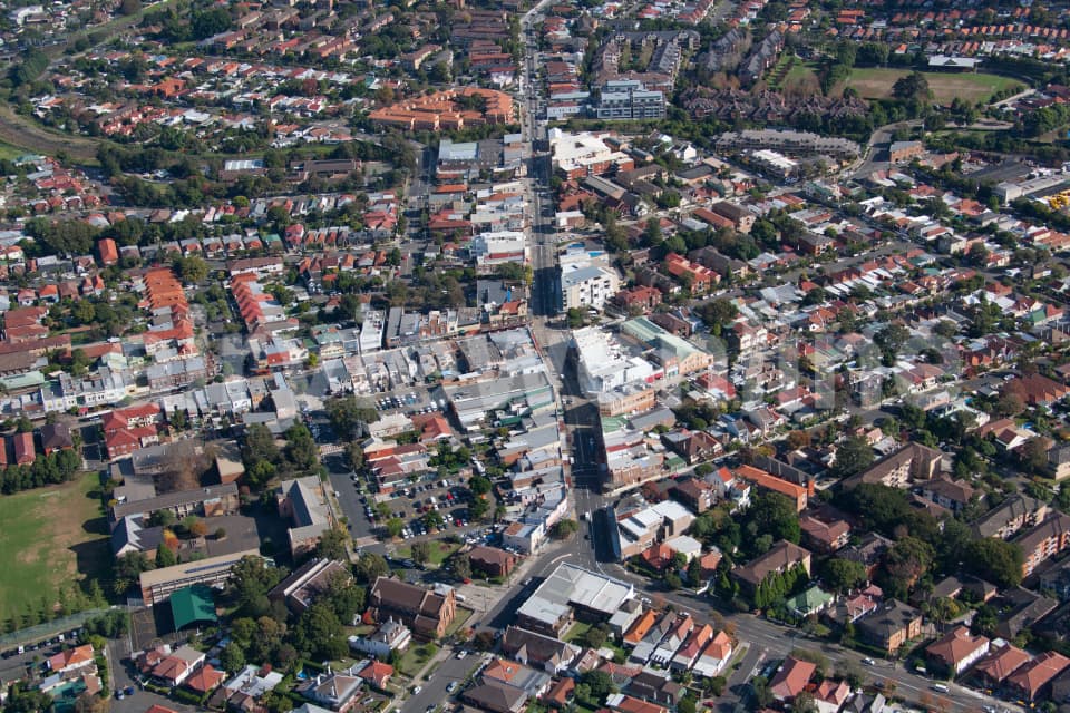 Aerial Image of Dulwich Hill CBD