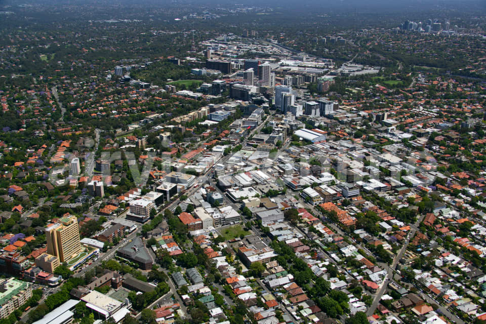 Aerial Image of Crows Nest to Chatswood