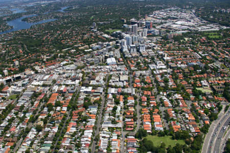 Aerial Image of CROWS NEST AND ST LEONARDS