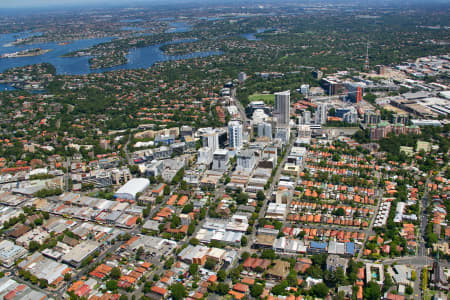 Aerial Image of CROWS NEST AND ST LEONARDS