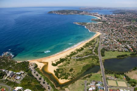 Aerial Image of CURL CURL BEACH