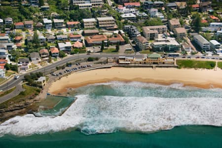 Aerial Image of CURL CURL BEACH