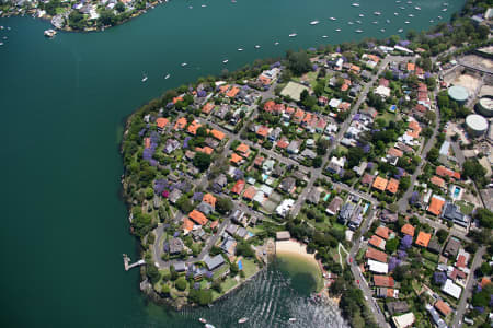 Aerial Image of GREENWICH DETAIL, WITH JACARANDAS