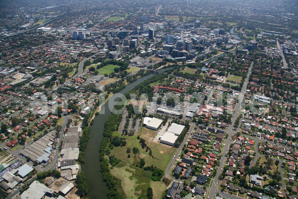 Aerial Image of Parramatta on the River