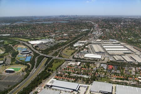 Aerial Image of HOMEBUSH WEST TO SYDNEY CBD