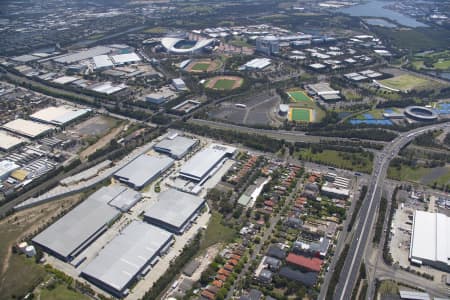 Aerial Image of HOMEBUSH WEST