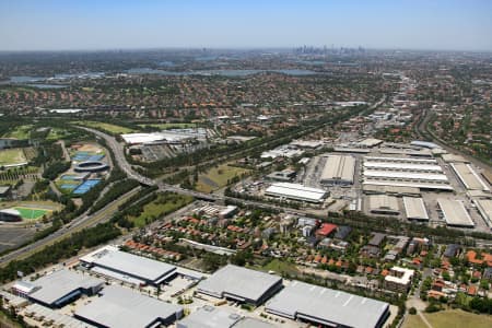 Aerial Image of HOMEBUSH WEST TO SYDNEY CBD