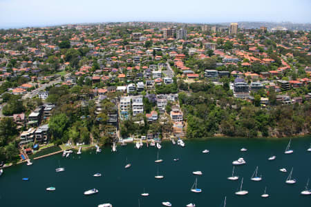 Aerial Image of WILLOUGHBY BAY, CREMORNE NSW