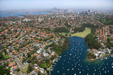 Aerial Image of CREMORNE TO SYDNEY HARBOUR