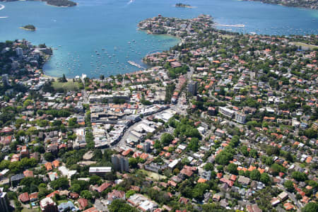 Aerial Image of LOOKING NORTH TO DOUBLE BAY AND ROSE BAY.