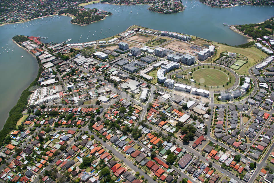 Aerial Image of Mortlake and Breakfast Point NSW