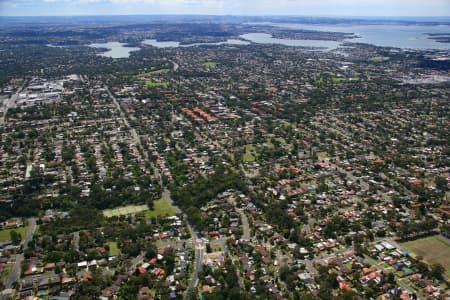 Aerial Image of GYMEA LOOKING UP NORTH