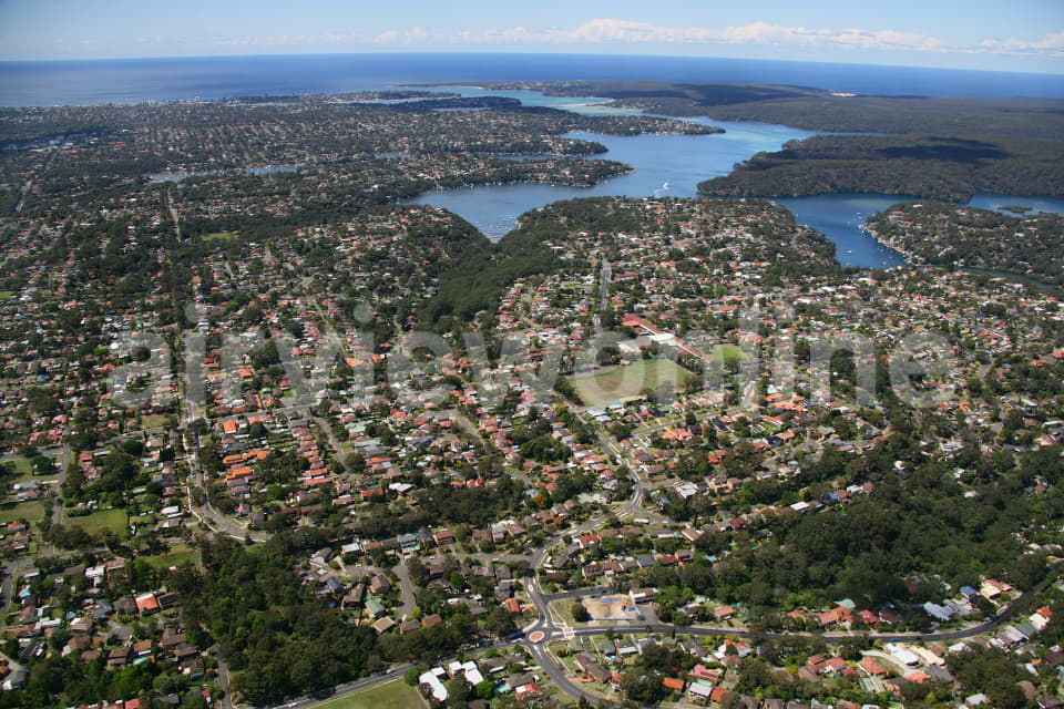Aerial Image of Gymea looking to the southeast