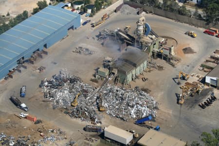 Aerial Image of SCRAP METAL YARD