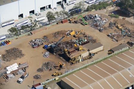 Aerial Image of SCRAP YARD